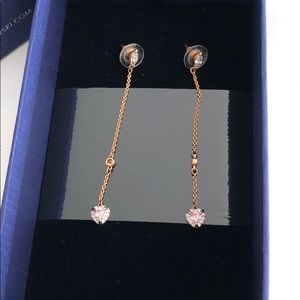 Swarovski Heart Earrings